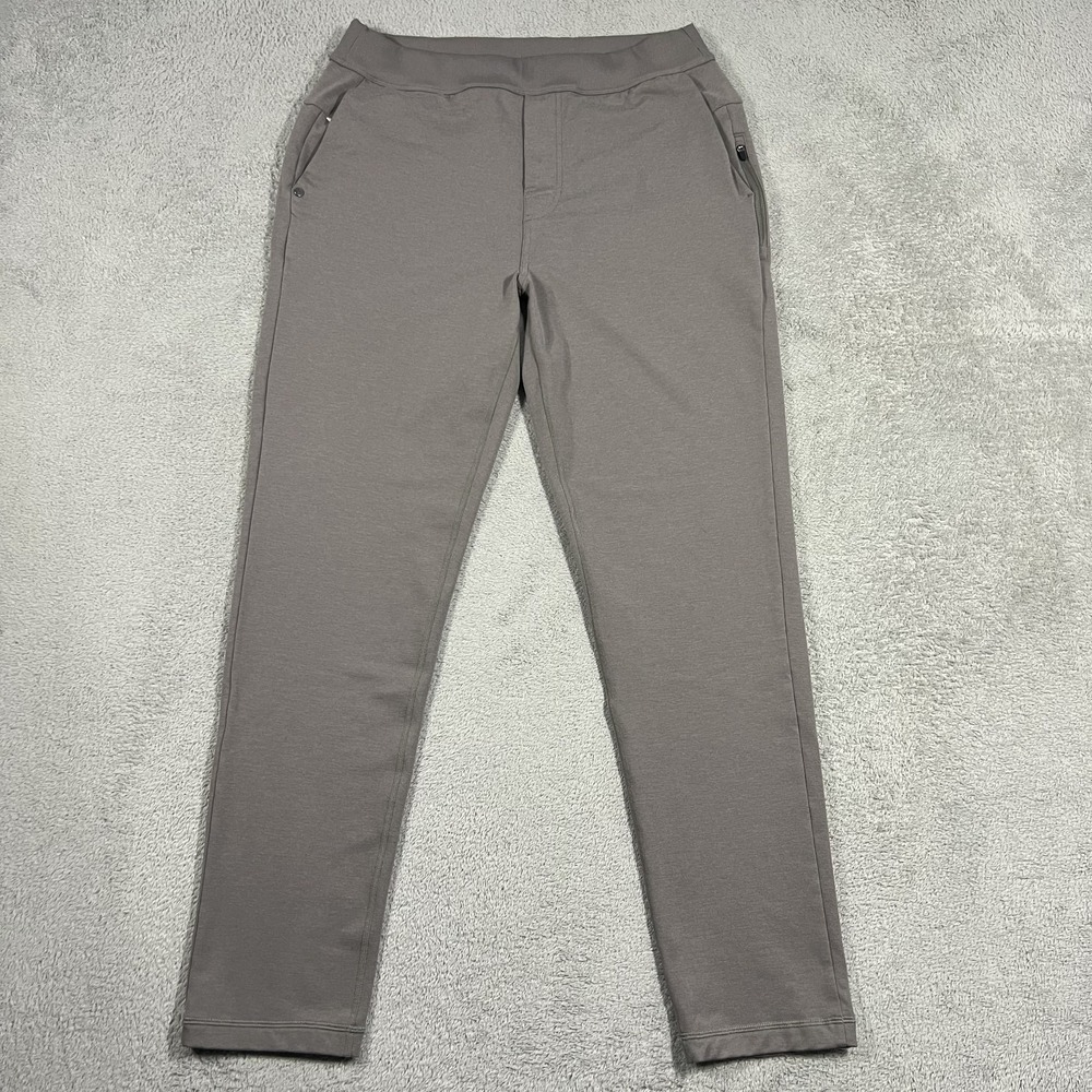 Vuori Coronado Pants Mens Medium Gray Athletic Performance Pull On V435